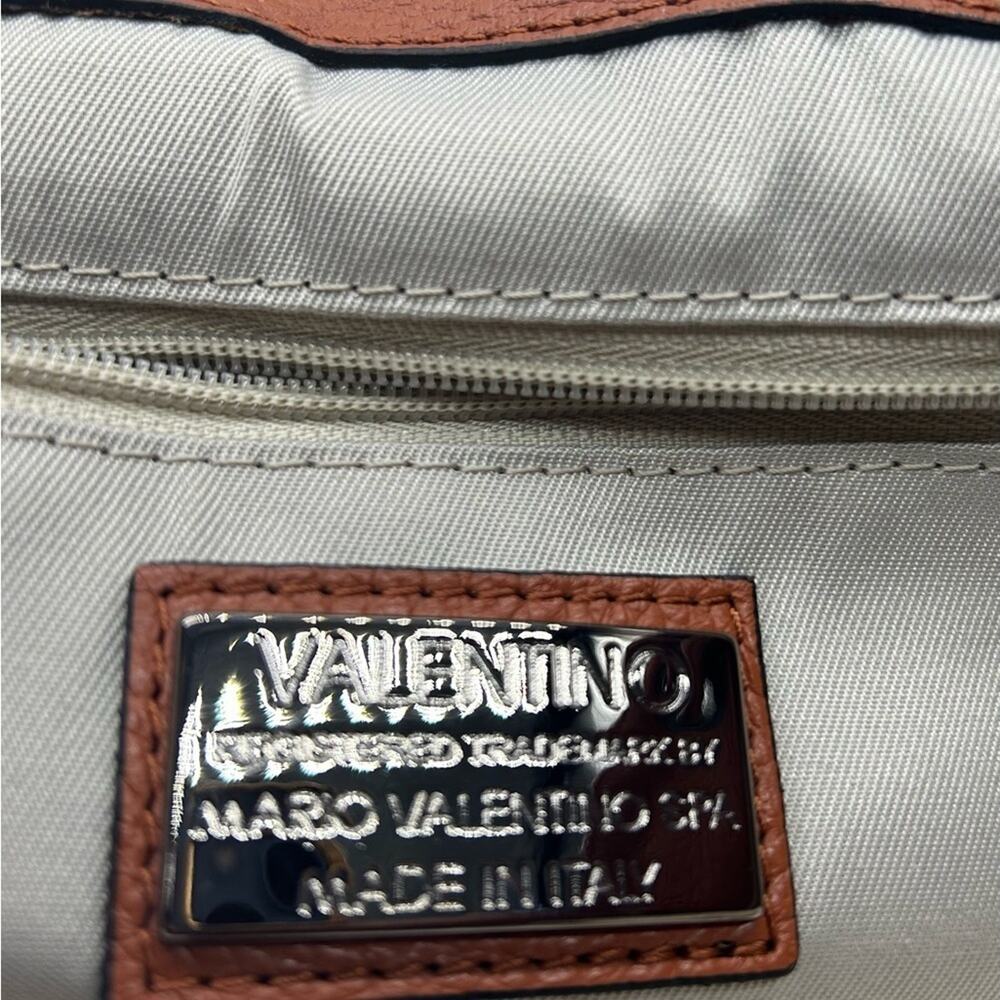 Valentino by Mario Valentino Made in Italy Leather Monogram Backpack NWT - Picture 12 of 14